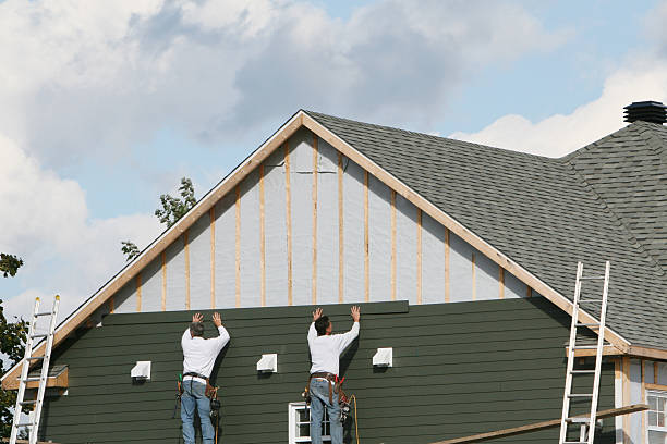 Professional Storm Damage Siding Repair technician working in Riverside, NJ